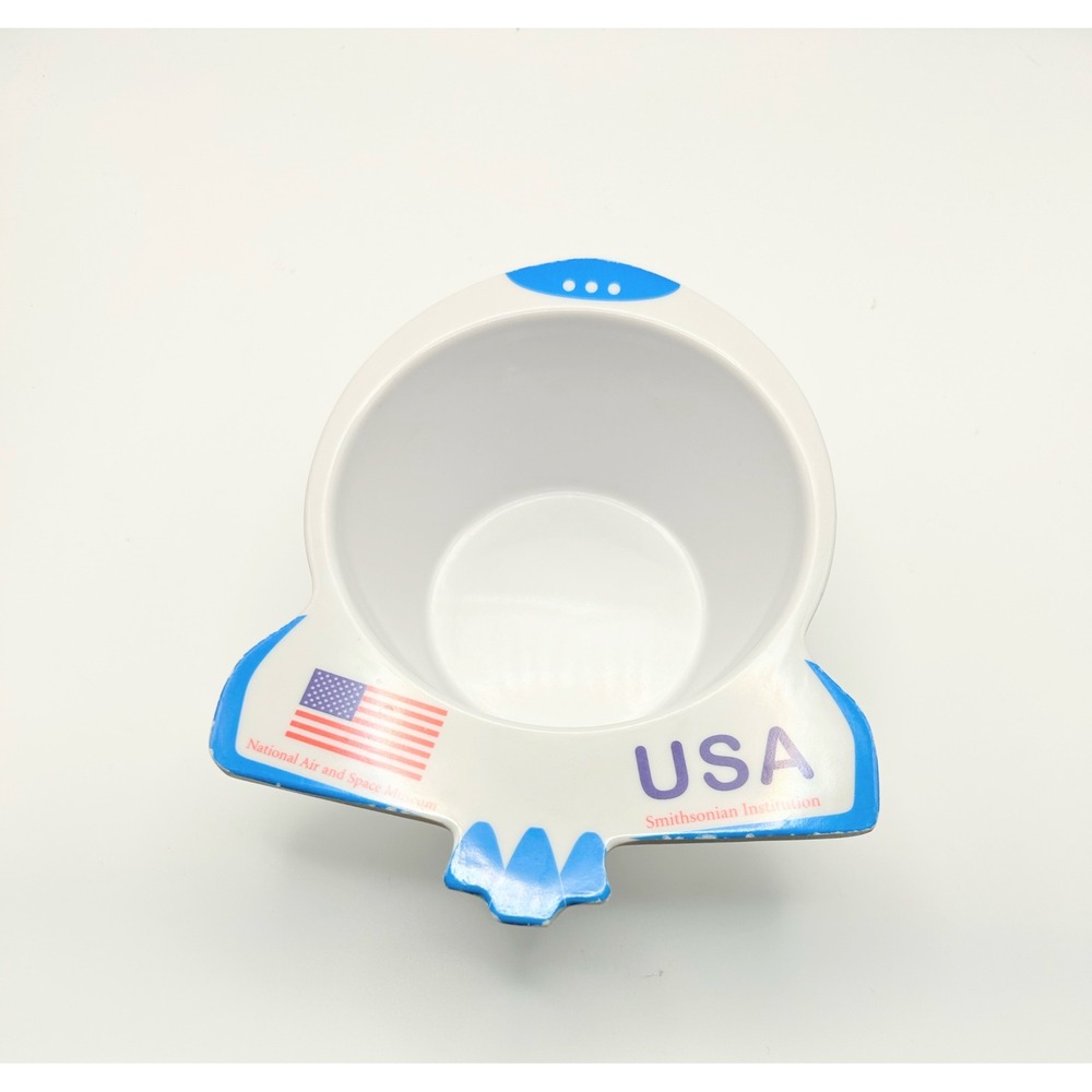 Smithsonian National Air and Space Museum Rocket Melamine Bowl USA Space Shuttle